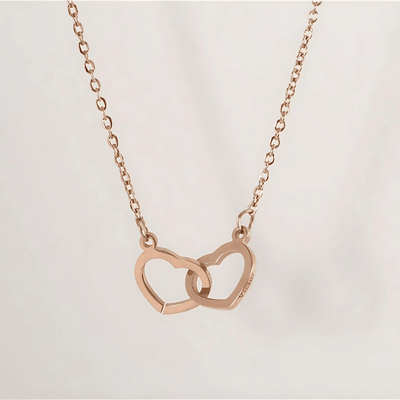 Collier 2 Cœur - bijouxbysouflat