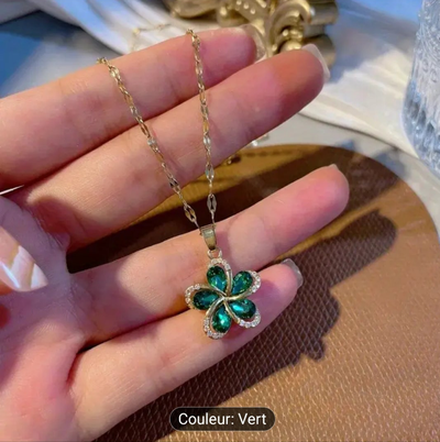 Collier vert - bijouxbysouflat