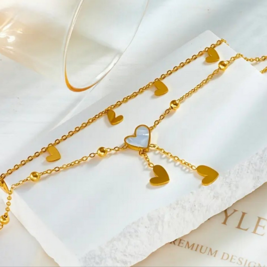 Bracelet des cœurs - bijouxbysouflat