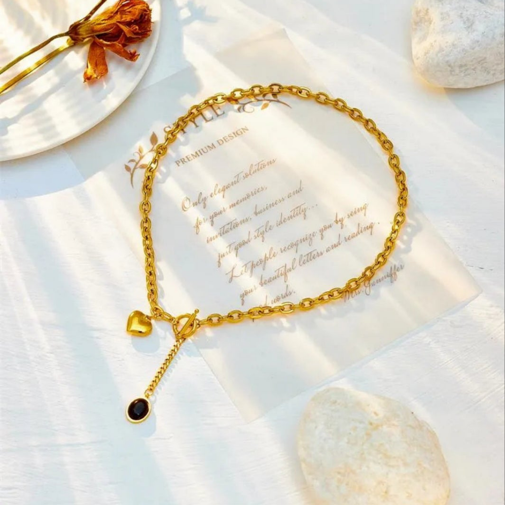 Collier de cœur - bijouxbysouflat