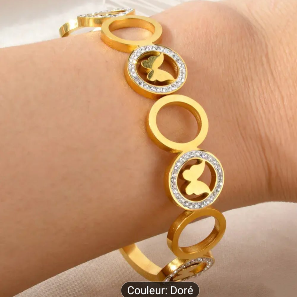 Bracelet papillon - bijouxbysouflat