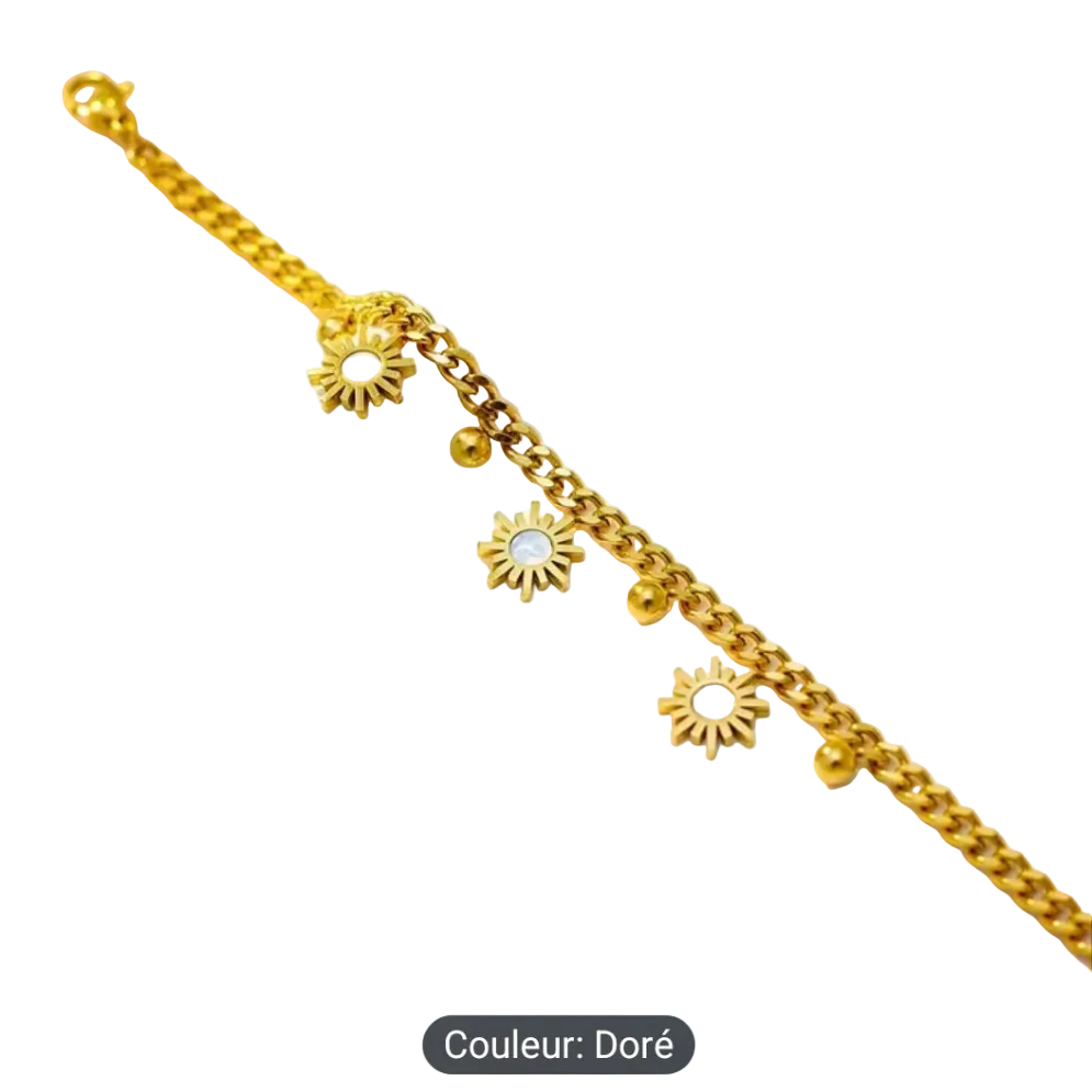 Bracelet 3 soleil - bijouxbysouflat