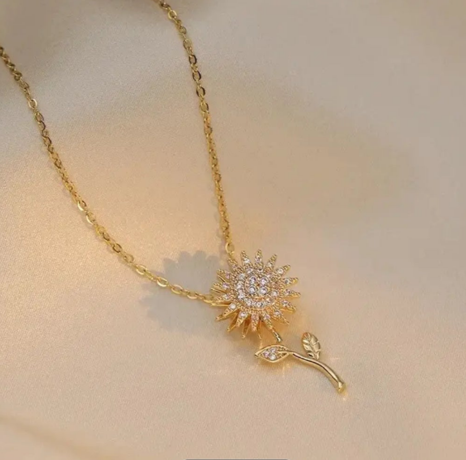 Collier Tournesol Coloré