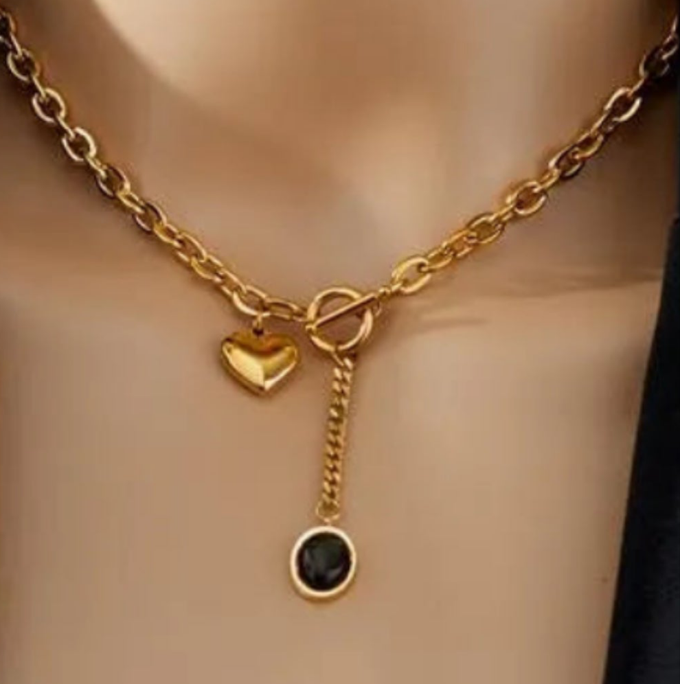 Collier de cœur - bijouxbysouflat