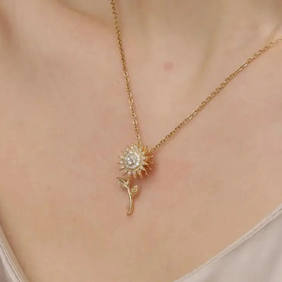 Collier tournesol 2 - bijouxbysouflat
