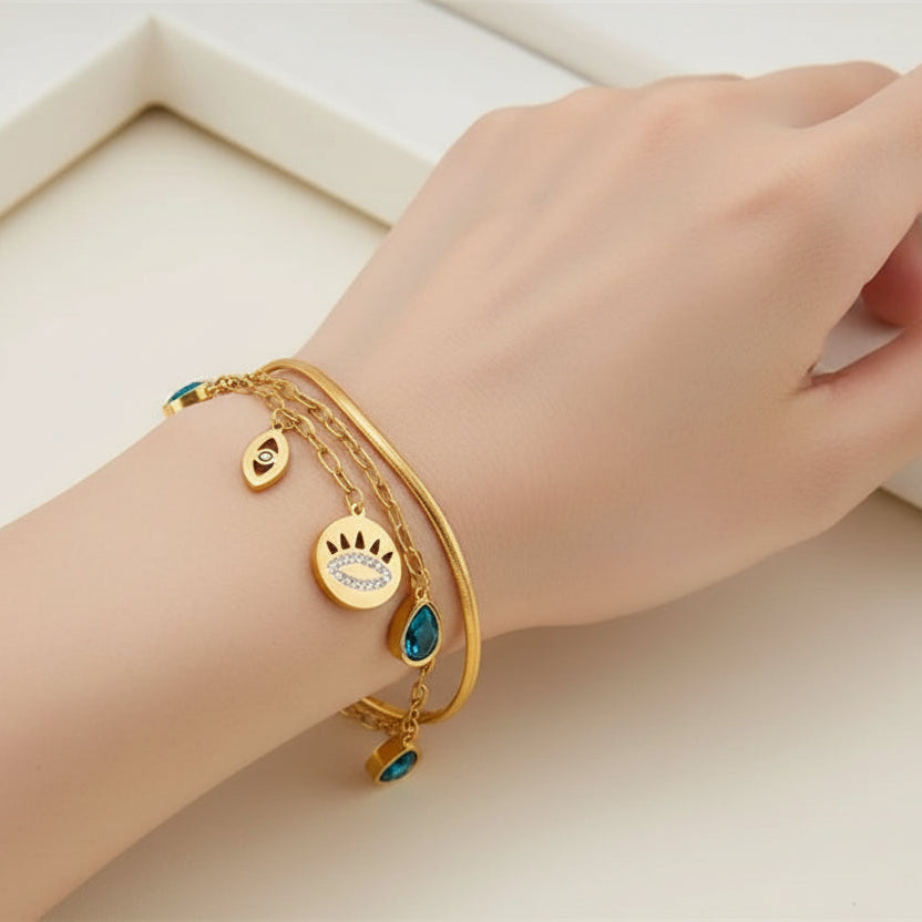 Bracelet œil - bijouxbysouflat