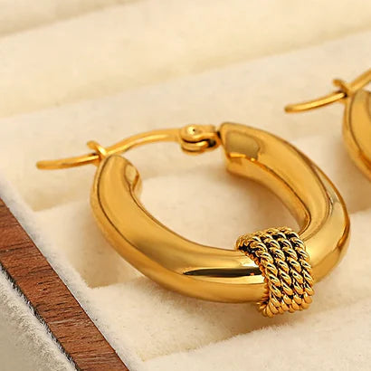 Boucles d'oreilles Créoles Aurore