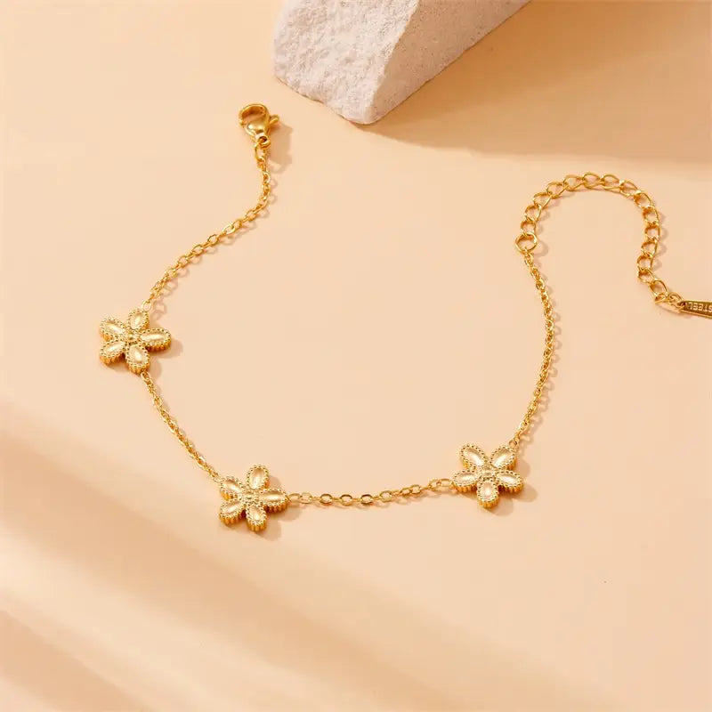bracelet Trois Fleurs - bijouxbysouflat