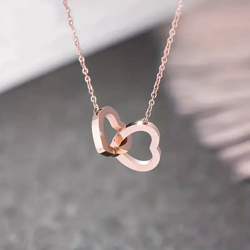 Collier 2 Cœur - bijouxbysouflat