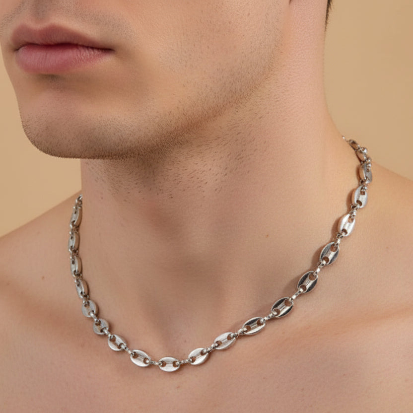 Collier Grain Café Homme