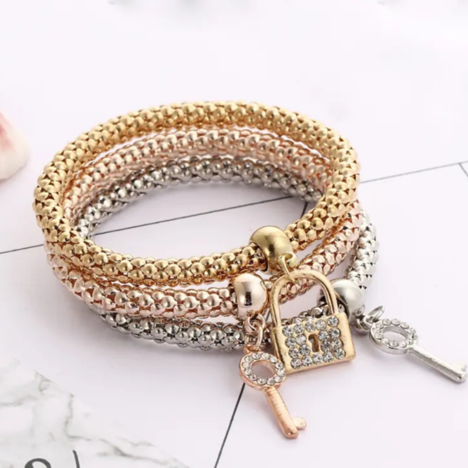 Bracelet cadenas empilable - bijouxbysouflat