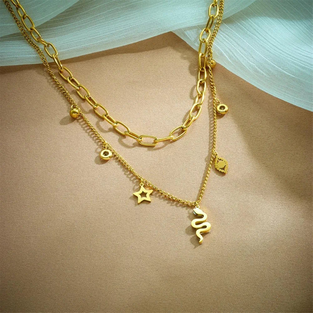 Collier serpent - bijouxbysouflat