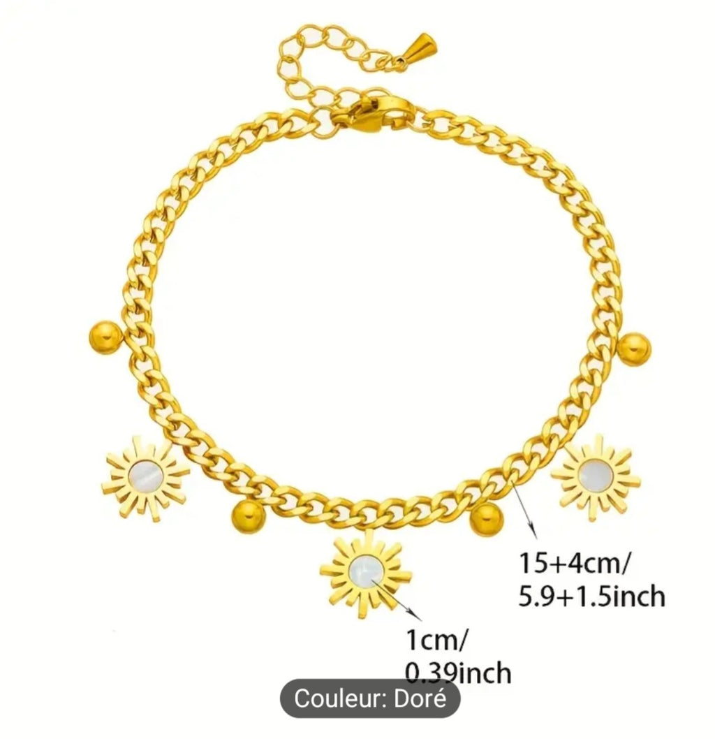 Bracelet 3 soleil - bijouxbysouflat