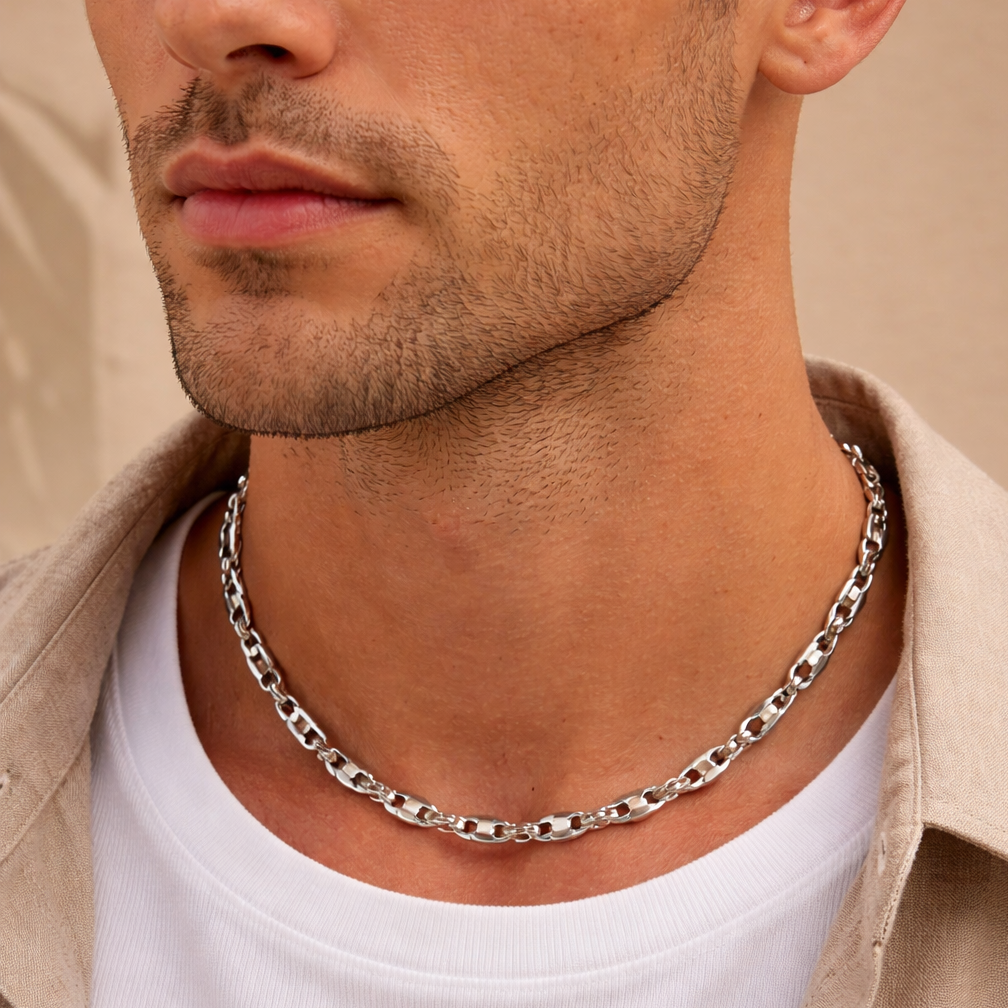 Collier Grain Café Homme
