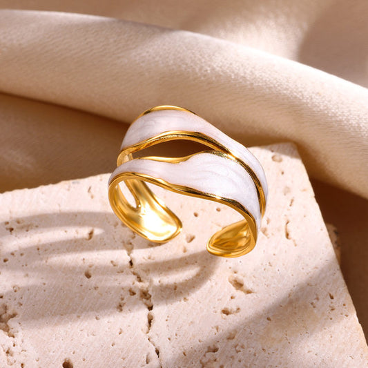 Bague blanc - bijouxbysouflat