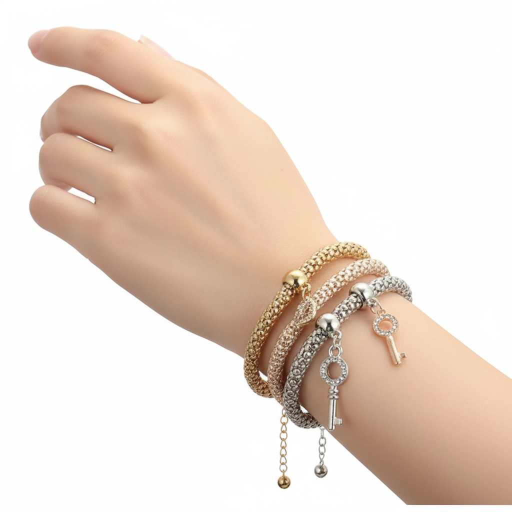 Bracelet cadenas empilable - bijouxbysouflat
